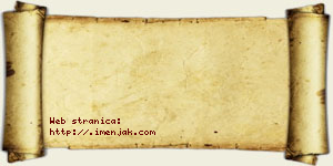 Jelena Tomović vizit kartica